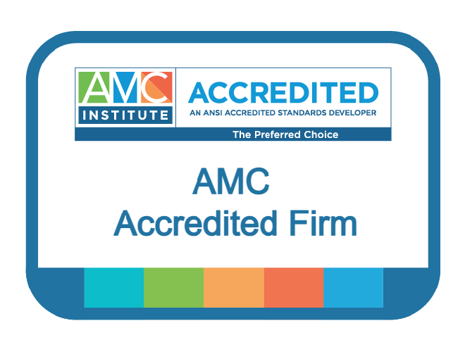 Accredited Standards Developer, Accredited Firm logo